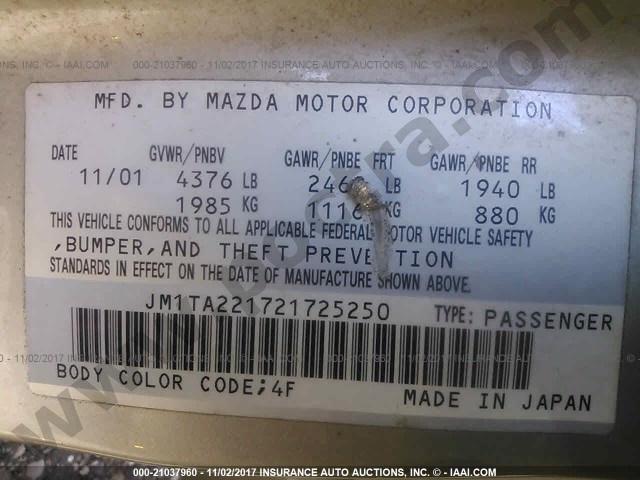 2002 Mazda Millenia image 8