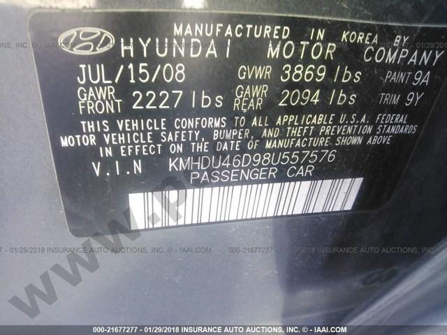 2008 Hyundai Elantra Gls/se/limited image 8